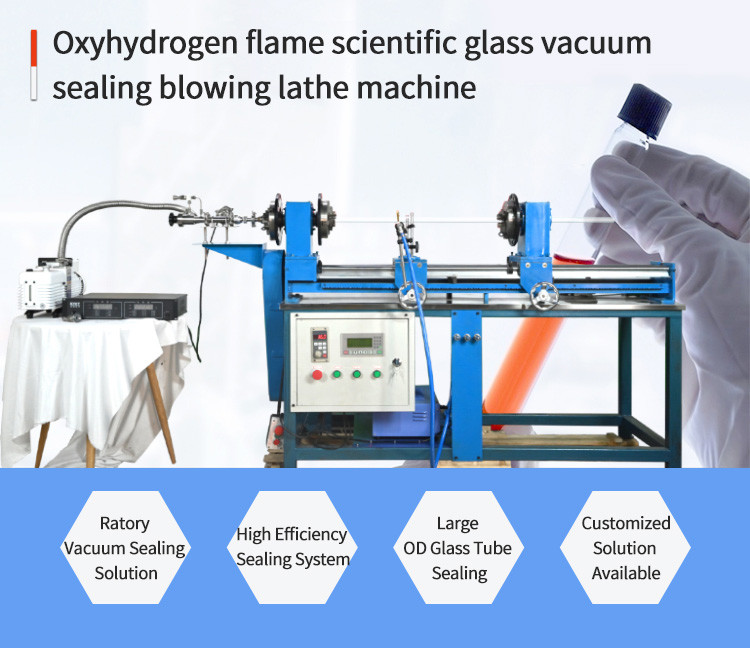 Universal Rotatable Vacuum Scientific Glass Lathe With Oxyhydrogen Torch