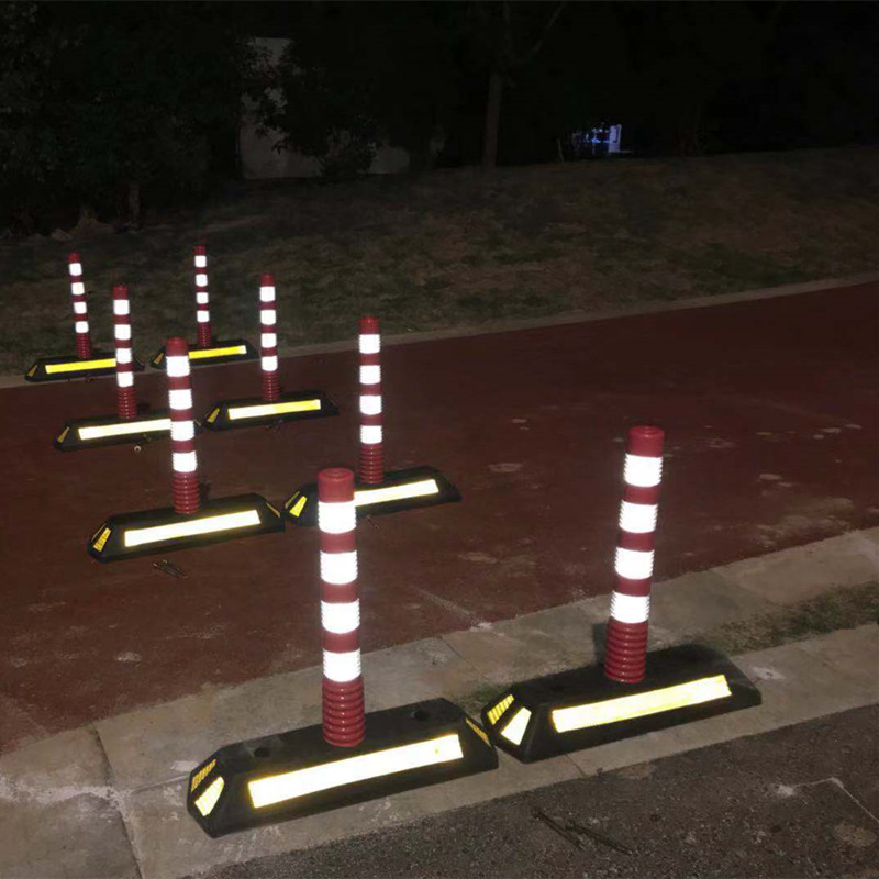 High Visible Rubber Base PE Plastic Traffic Cone Traffic With Durable Material