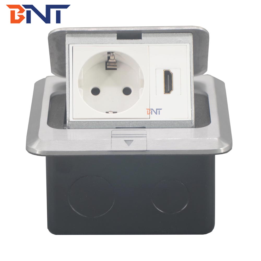 2021 hottest aluminum alloy electric hidden floor power socket outlet