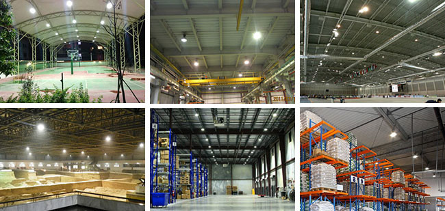 Industrial Warm Light High Bay Led Shop Lights 100W 10000lm Easy To Install