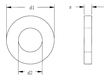 Lightweight Plastic Spacer Washers PC Plain Flat DIN 125 Washers