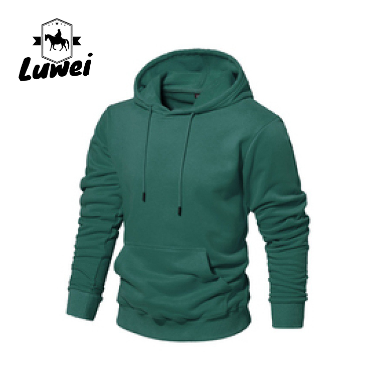 Streetwear Custom Logo Pullover Over Size Bluza Felpe Con Cappuccio Cotton Slim Plain Men's Hoodies & Sweatshirts