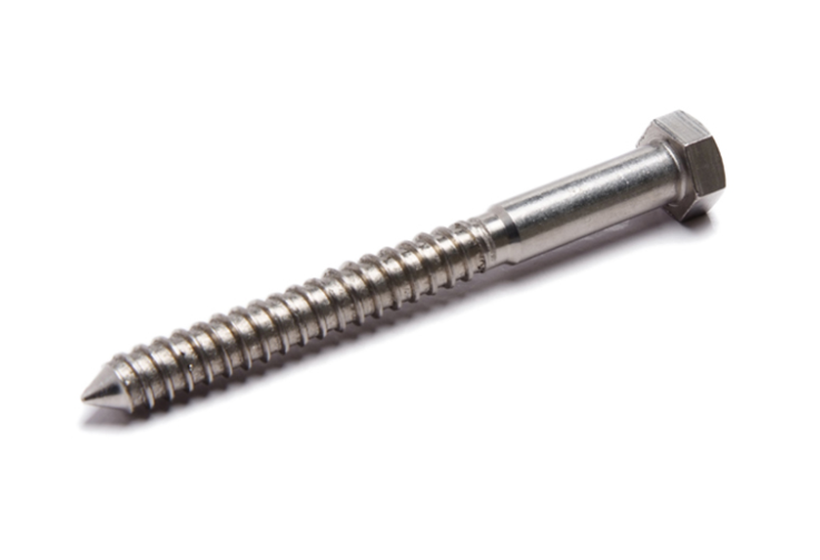 Din571 Hexagon Head Wood Screws Stainless Steel Coach Screws