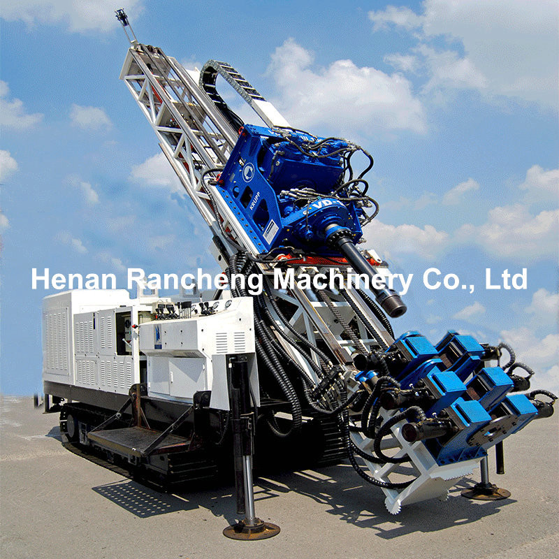 350m Hole Depth Engineering Sonic Drilling Rig Machine 132KW Engine Diesel Power