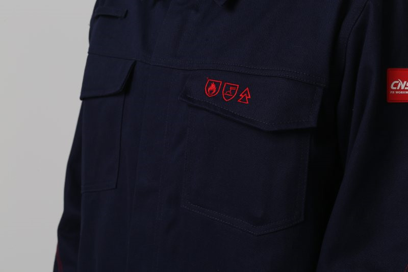 Welding 350gsm Fire Rated Coveralls , Tomax Fire Retardant Work Clothes