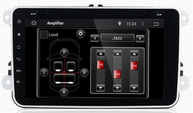 Ouchuangbo Pure Android 4.4 DVD Radio Video Stereo BT USB for Volkswagen Golf MK5 /Caddy /