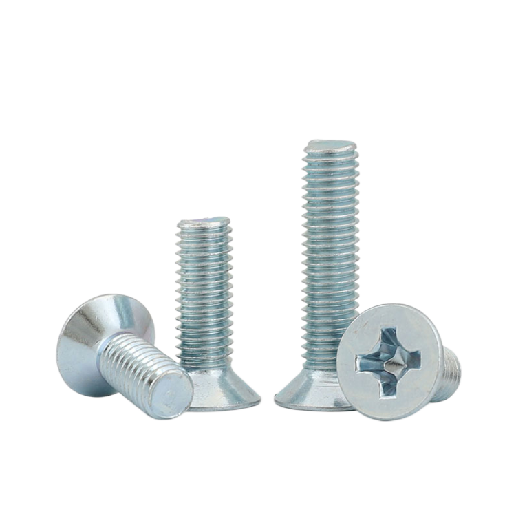 Flat Head Black Zinc Cross Machine Screws DIN965 with ISO9001 2015 Certification