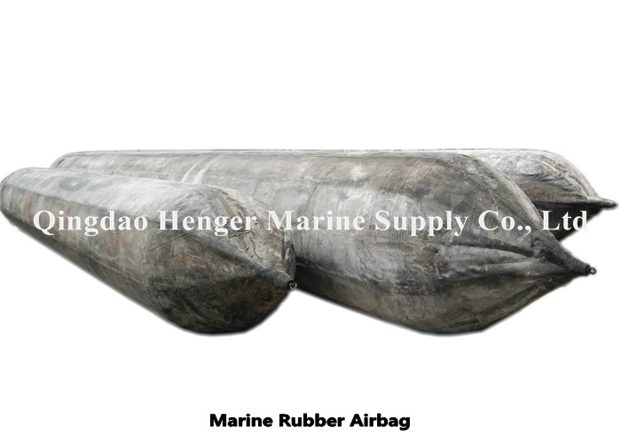 Black Inflatable Marine Airbags Customized Size CCS BV Certification