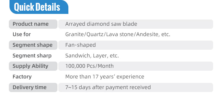 350mm Segmented Arix Diamond Circular Saw Blade for Granite Cutting Professional Tool