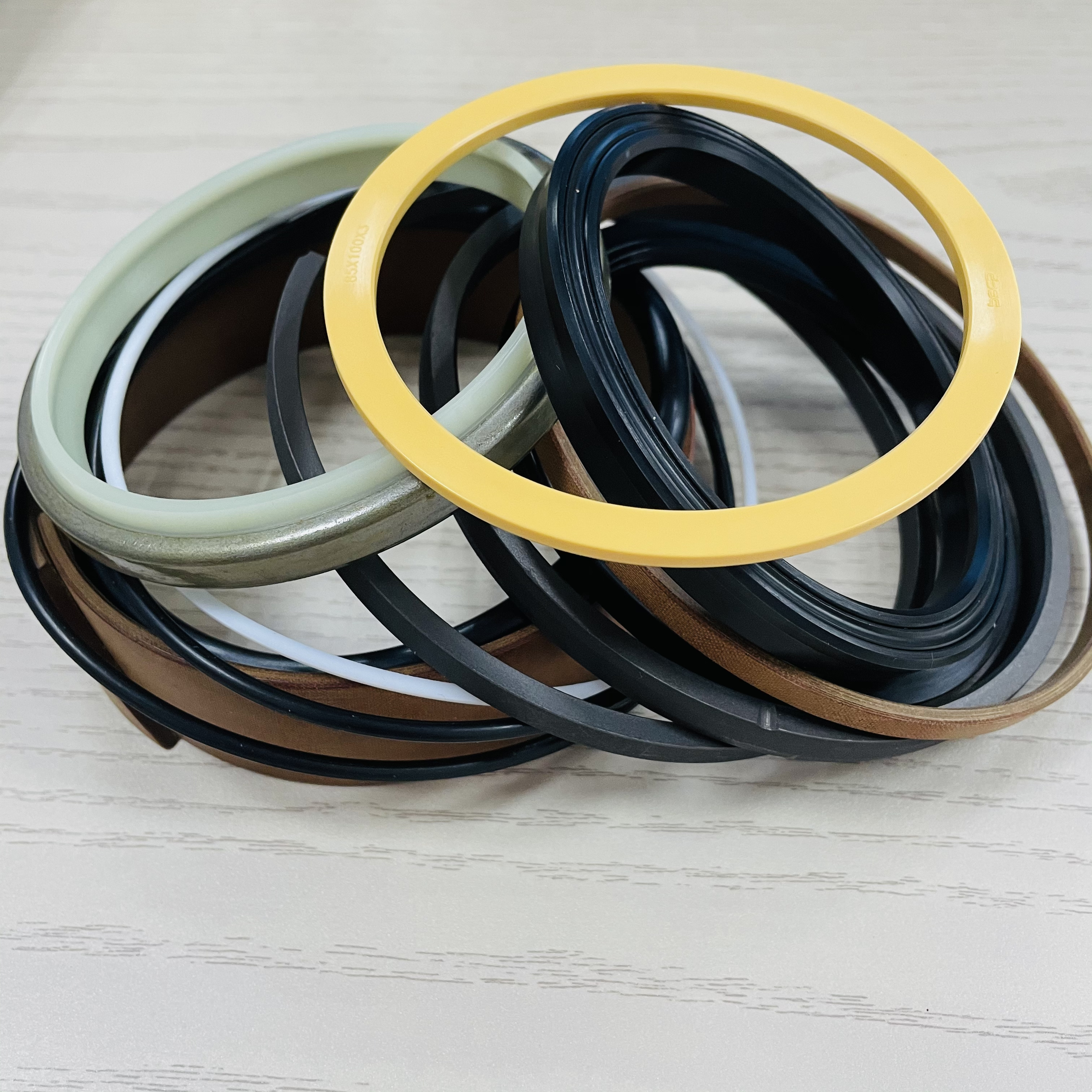 Arm Excavator Hydraulic Cylinder Seal Kit PU PTFE NBR Repair Kit