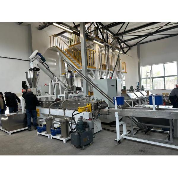Wood Powder PE PP PVC PS Plastic Compounding Extruder Wpc Granulator Machine Wpc Pellets Machine