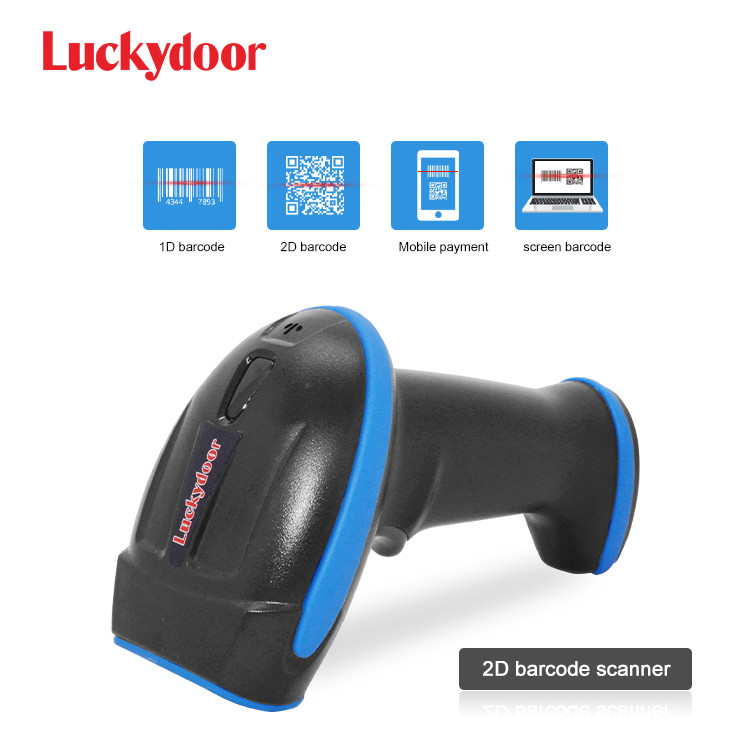 QR Code Wired Barcode Scanner Handheld USB 1D 2D Barcode Reader