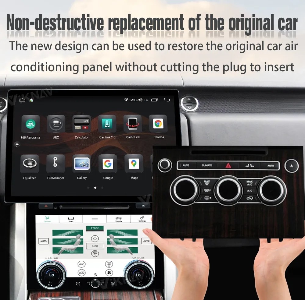 13.6inch Android Touch screen Stereo For 2013-2017 Range Rover Vogue Multimedia Player Navigation Wireless Carplay