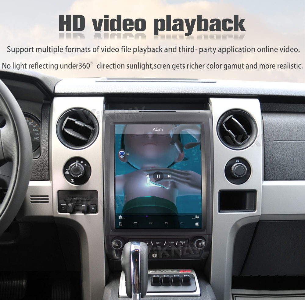 12.1inch Touch Screen Car Radio For Ford F150 2009 - 2012 Android 13 Multimedia Player GPS Navigation Head Unit Carplay