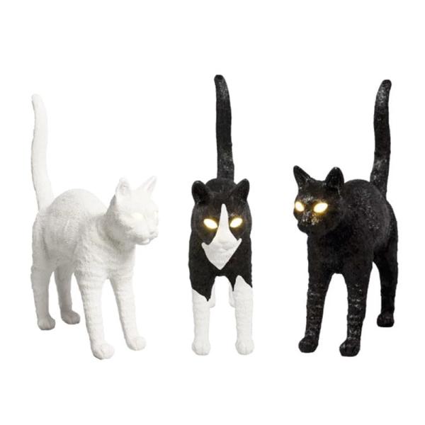 Modern SELETTI Resin Cat LED Table Lamps minimalist creativity animal Jobby the Cat LED Rechargeable Table Lamp(MTB-244)