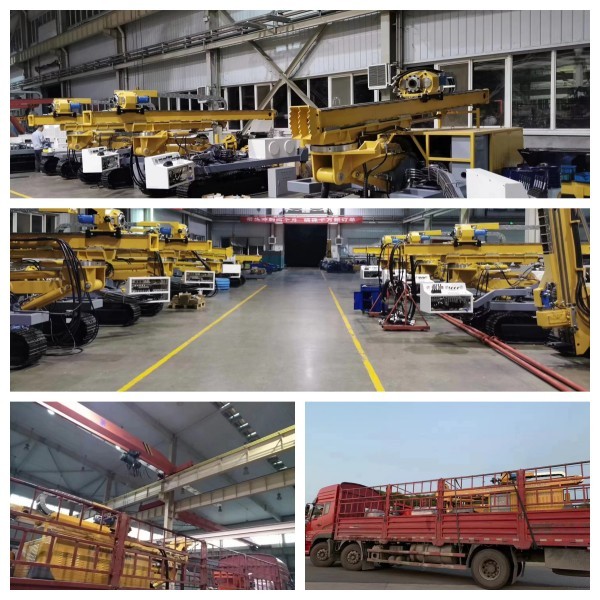 7.5t Diesel 2.2 m Pile Diameter Multifunctional Engineering Drilling Rig for Over-Advance Forecast in Kyrgyzstan