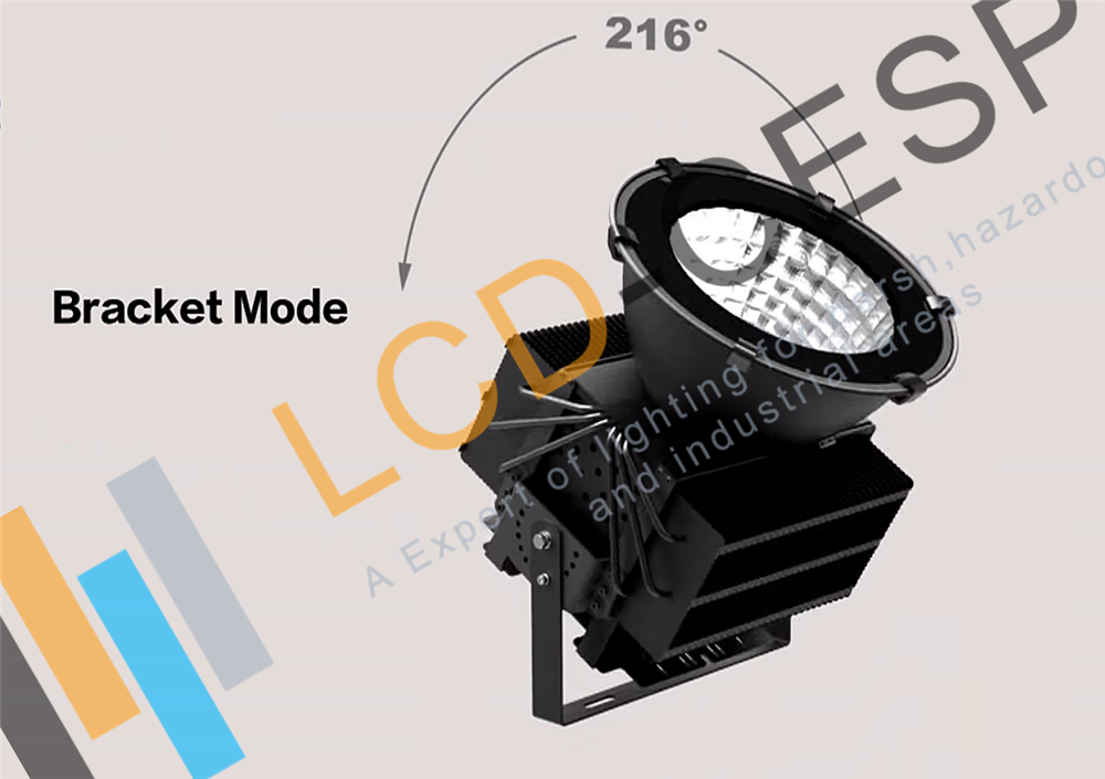 Brightest led flood light 300W 39000lm 220VAC 50/60Hz IP65 beam angle 25 degree 1