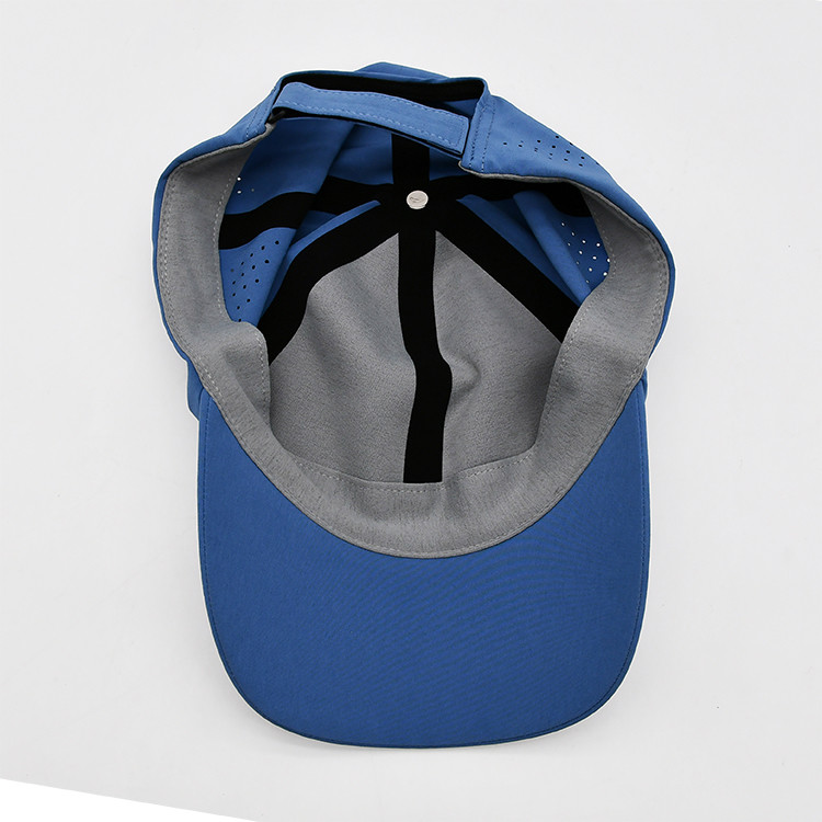 Breathable Adjustable Golf Hats Cotton Nylon Polyester One Size Fits All Custom Design Free Sample