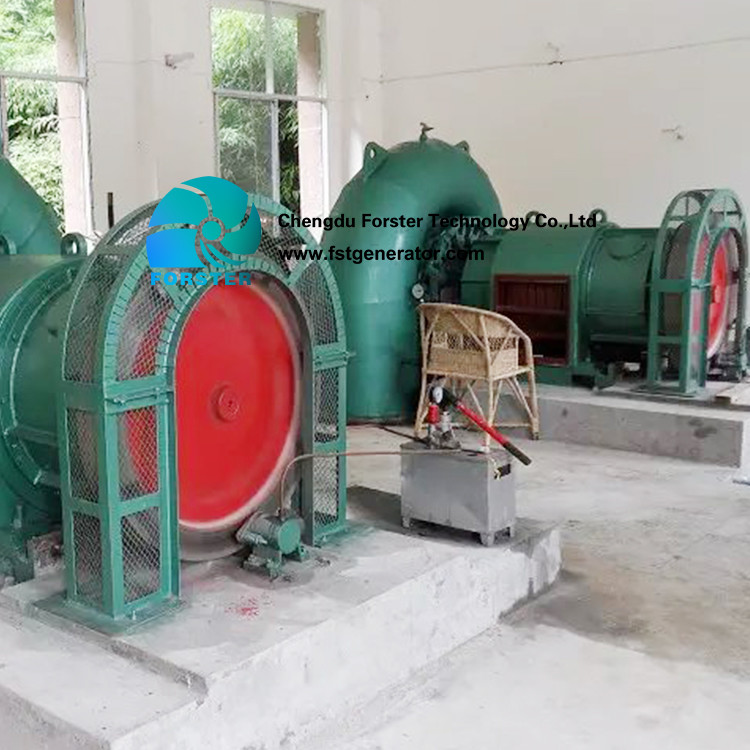 Large Flow Medium Head Horizontal Water Turbine , Francis Hydro Turbine 160kw-500kw