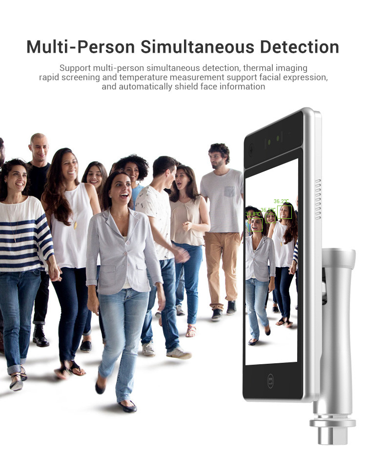 WIFI 2GRAM Biometric Face Recognition System Time Attendance 0.3m - 1.5m