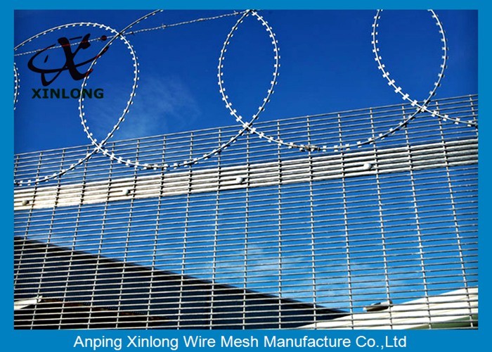 Durable RAL Colors High Security Fence For Power Station and Airport