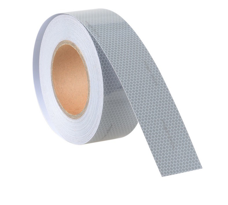 Silver White Reflective Material Marine SOLAS RETRO REFLECTIVE TAPE For Safety Signs