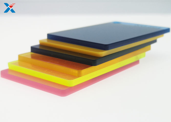 Fluorescent Green 3mm Coloured Acrylic Sheet Large Roofing Cast Board
