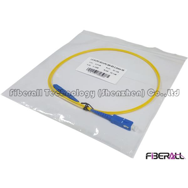 Mini LX.5 to SC Fiber Optic Jumper With Push Pull Connector for Cable Television