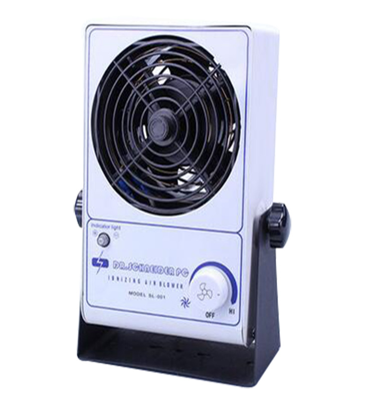 White Desktop Ionizing Air Blower Warm Air Function AC 220V Power Supply
