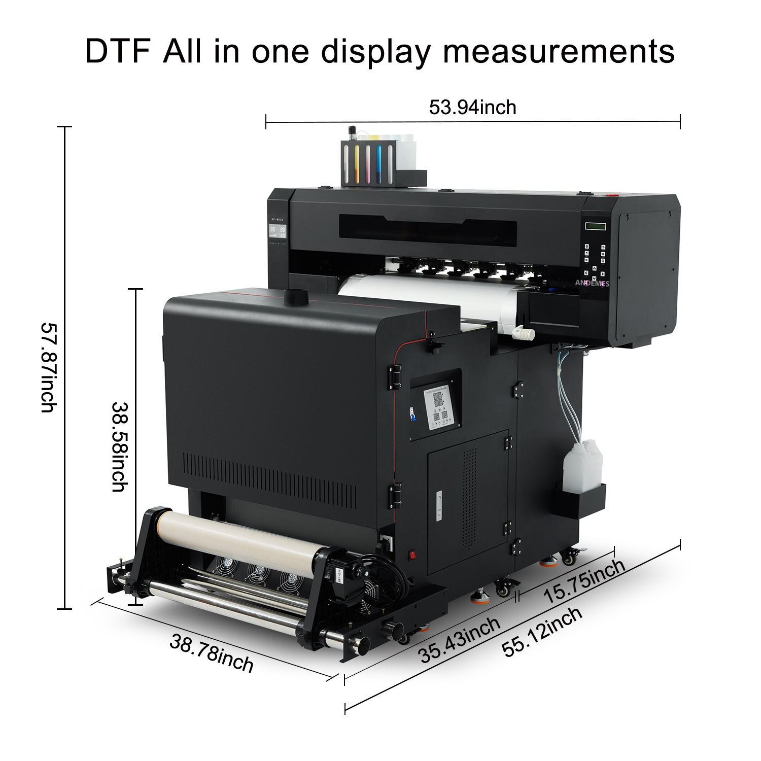 60cm PET Film Printing Inkjet Printer with xp600/i3200head Small Footprint and Shipping