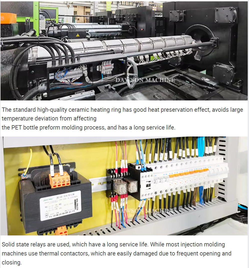 High Performance PET Bottle Preform Injection Molding Machine For Agrochemical Preforms