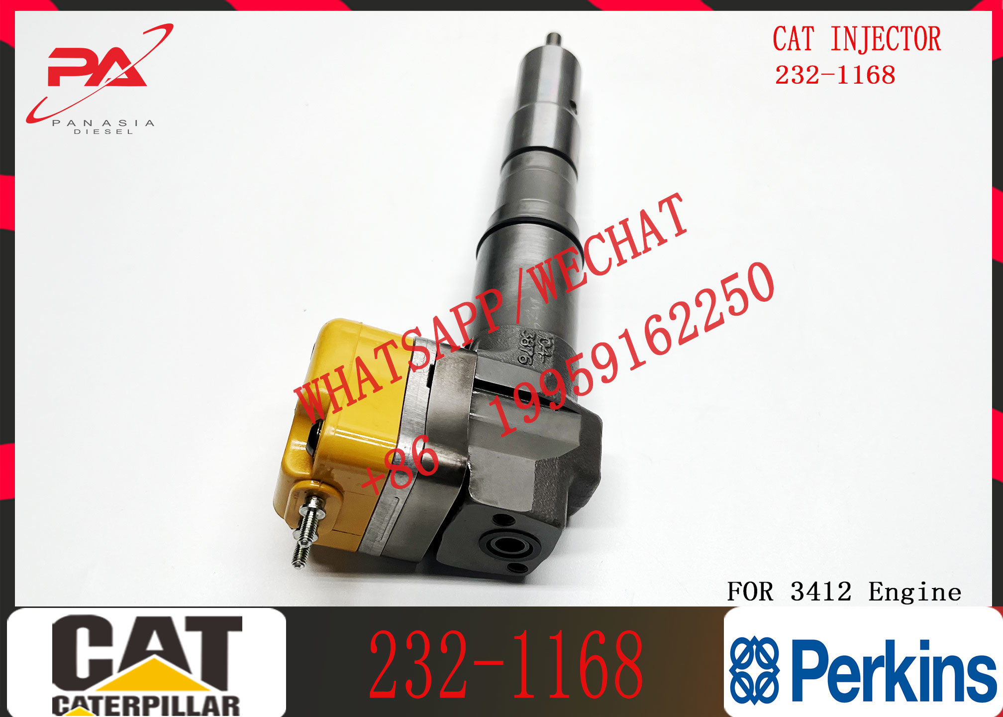 3412 Injector 232-1168 111-7916 198-4752 20R-5392 198-6877 232-1170 For CAT Engine