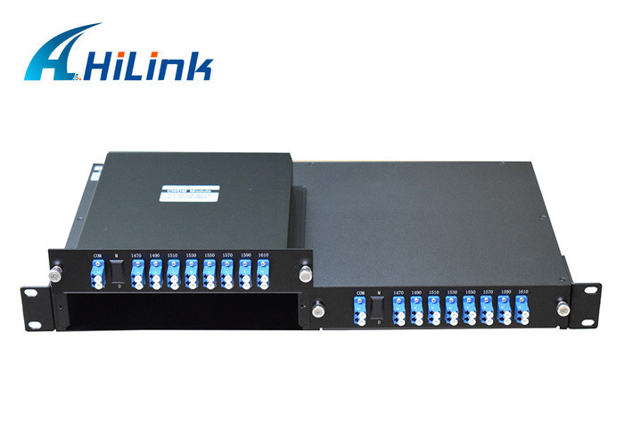 LC / APC Connector Single Fiber DWDM Mux Demux ABS / LGX Module C30-C37 8CH