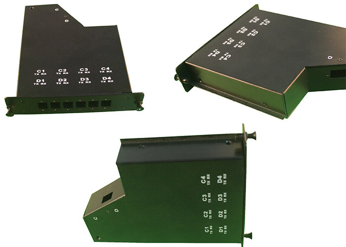 MPO MTP Cassette Modular For Optical Fiber Patch Panel MPO-24*LC OM3 Duplex Adapter