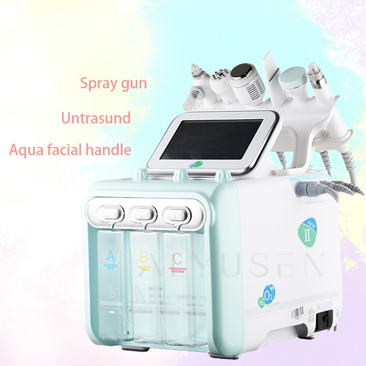 Water Facial Hydra Beauty Machine Spa Cleaning Oxygen Skin Tightening 6 In 1