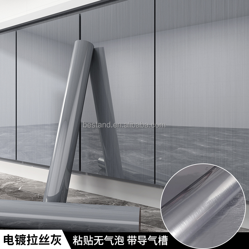 61cm x 5m Brushed Self Adhesive Removable Wallpaper Waterproof Peel and Stick Contact Paper for Furniture Refurbishment
