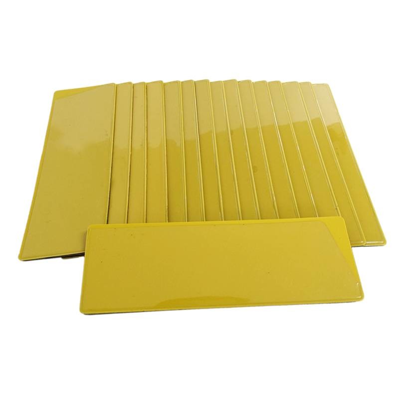 PVC Plastic Magnetic Label Holders For File Cabinets And Shelves