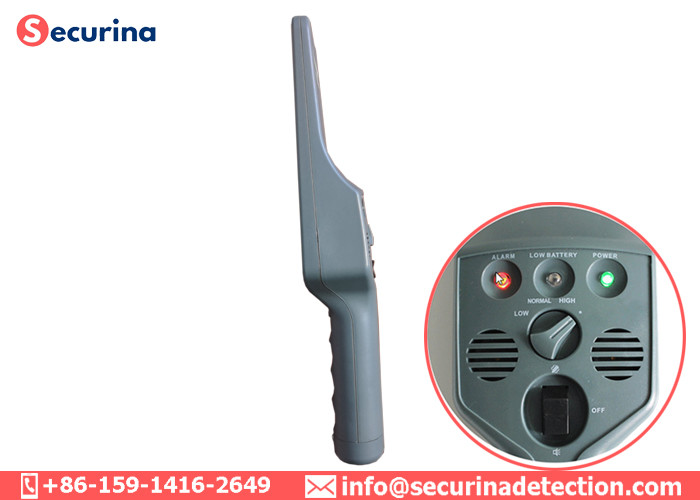 4 Level Switches Handheld Security Scanner Adjustable Detection Sensitivity For Airport