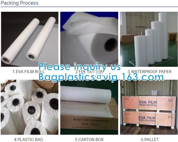 Biodegradable EVA Photovoltaic Film PEVA Laminated Film TPU Hot Melt Film TPU Adhesive Film Color TPU film