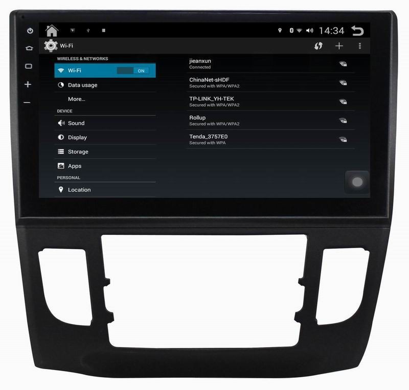 Ouchuangbo android 4.4 1024*600 capacitive touch screen gps radio player for Honda Crider automatic