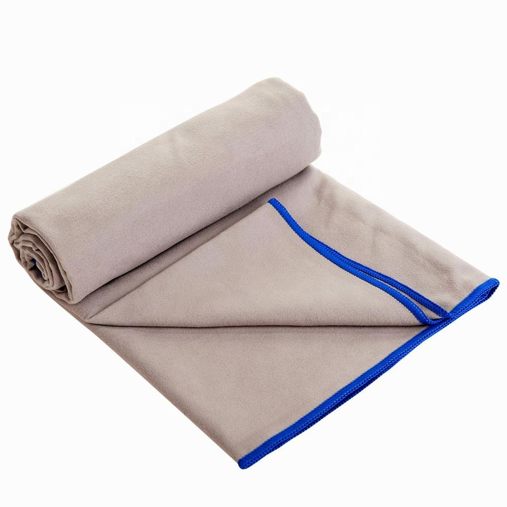 Super Absorption Suede Printed Microfiber Suede Sports Gym Towel