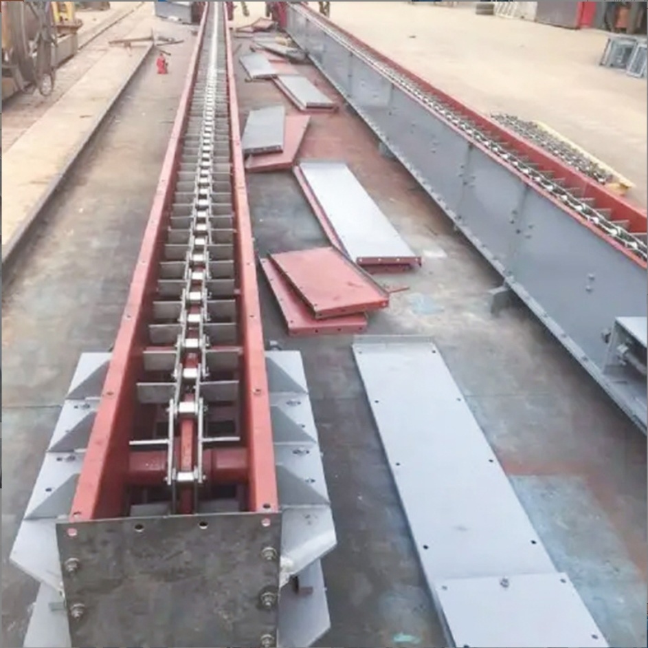 Export Standard Fu/Ms Buried Drag Chain Scraper Coconut Shell Conveyor