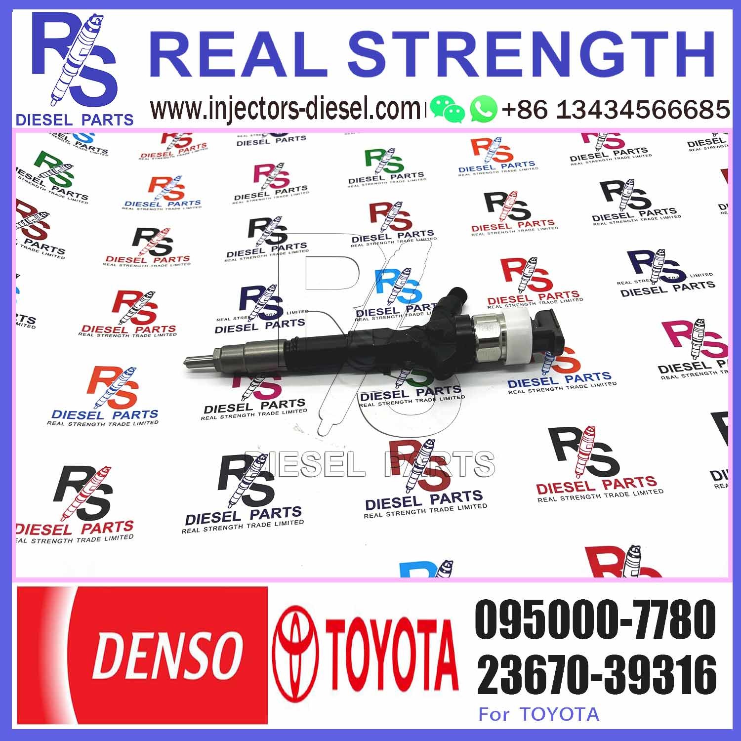 23670-30280 095000-7780 9709500-778 To yota Hilux Prado 1KD-FTV injector Diesel fuel Injectors Den so common rail inject