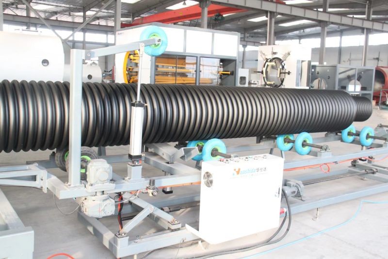 Double Screw HDPE Hollow Wall Corrugated Pipe Extrusion Machine 8-32mm 16-63mm