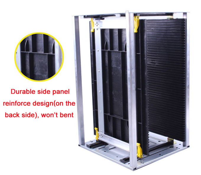 PCB Handling Equipment Adjustable ESD Magazine Rack for Streamlined PCB Transportation 0
