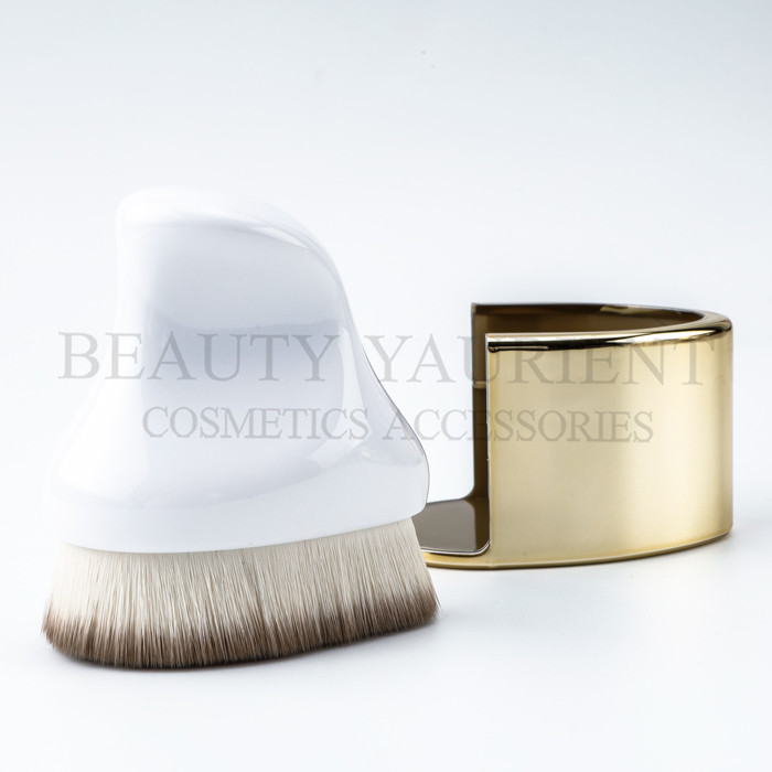 Customizable Foundation Makeup Brush Iron Style With Display And Dustproof Storage Box