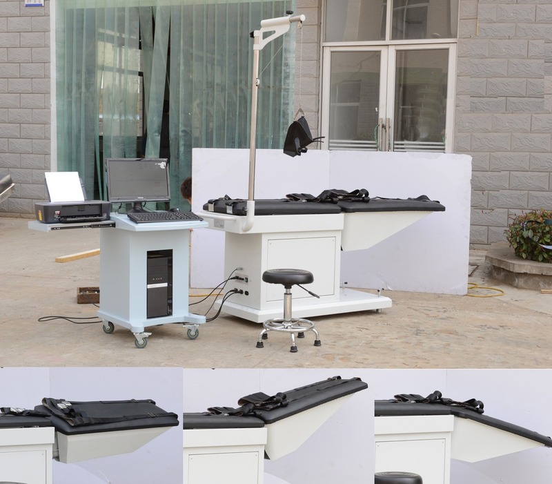 physiotherapy lumbar use neck and cervical traction bed