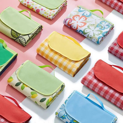 Customized Picnic Camping Mat Mattress Pocket Beach-Mat Lightweight Waterproof Portable Climbing Mat Plaid Blanket