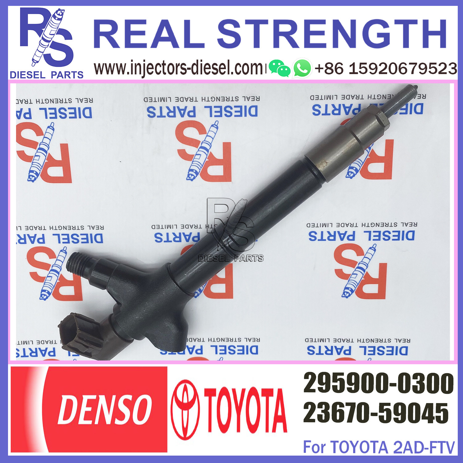 Injector 295900-0480 23670-51060 295900-0220 295900-0300 23670-59045 for FOR TOYOTA 2367051060 2367059045