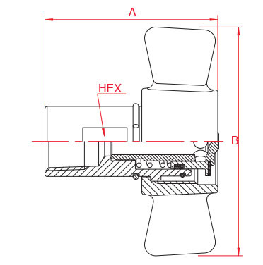 0.75'' Threaded Quick Connect